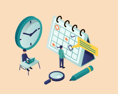 create a calendar Child time management